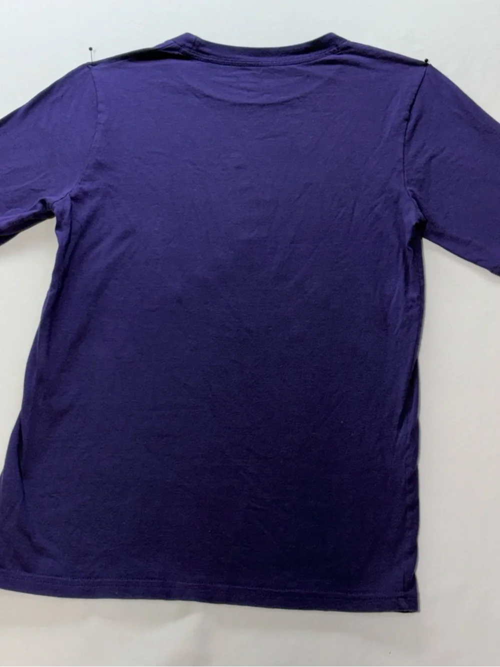 Nike Purple Long Sleeve Lakers Graphic Tee with Yellow Logo